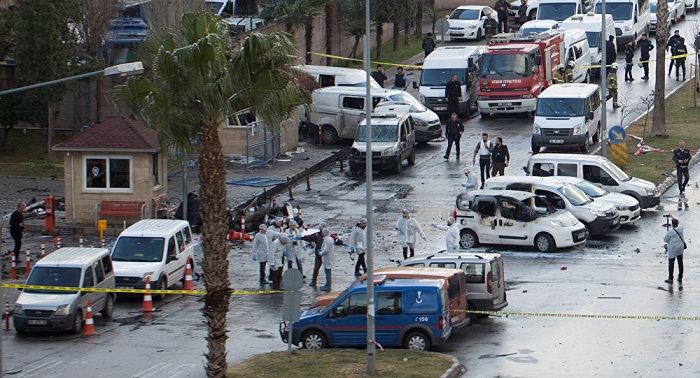 Turkish Justice Minister says 18 detained in Izmir car bomb attack blamed on PKK 
